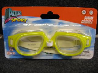 aqua sport swim swimming goggles adjustable strap ages 7 up