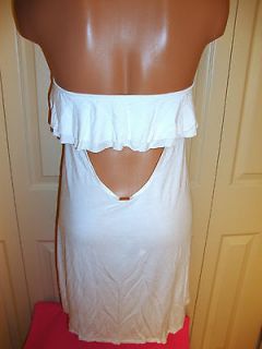 SOLD OUT Victorias Secret SWIM White Beach Dress Cover Up Tunic Top M 