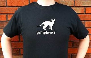 got sphynx cat graphic t shirt tee more options size