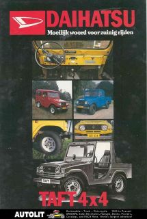 1980 daihatsu taft jeep brochure dutch  6