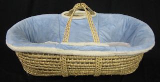 moses basket woven bassinet baby furniture  59
