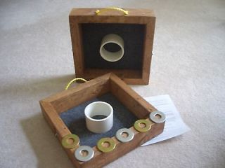   WASHER HORSESHOES PITCHING/CORNHOLE TOSS GAME SQUARE   THE CLASSIC