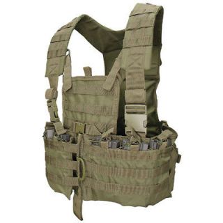 CONDOR MOLLE Modular Chest Set Tactical Mag Hold Vest Rig cs OLIVE 
