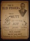 MUTT AND JEFF 1922 ORIGINAL BUD FISHER DAILY STRIP ART
