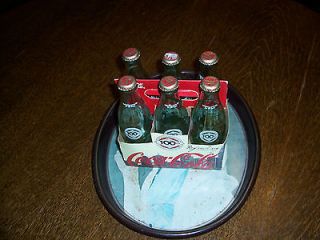 Old Coca Cola Tray & Set of 6   100th year Anniversary in Louisville 