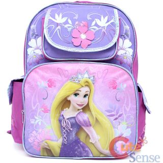 Disney Princess Tangled Rapunzel School Backpack 16 Large Book Bag 