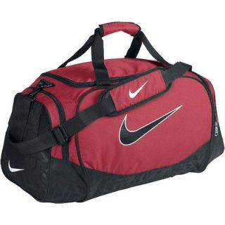   Red Sport Tote Exercise Gym Duffle Bag Small BA3234 638 TARPAULIN NWT