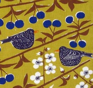 scandinavian fabric Cherry Orchard 50s vtg Marianne Westman DIY pillow 