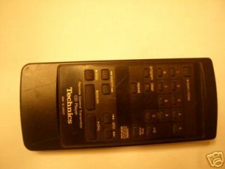 original technics cd player remote rak sl3002p 