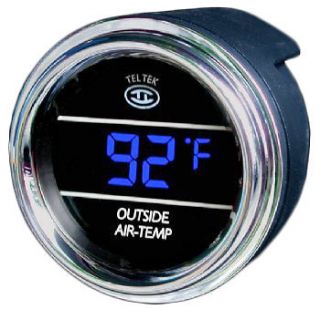Outside Air Temperature TelTek Blue Gauge Kenworth 2005 & Older