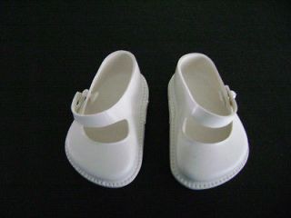 VINTAGE DOLL CLOTHES WHITE SHOES FOR IDEAL TONI P90 & SHIRLEY TEMPLE