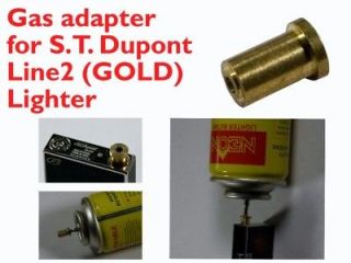 st dupont lighter refill gas butane adapter time