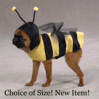 halloween dog pet costume honey bee bumble bee xs xl