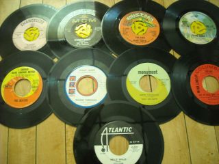Record lot of 9 The Beatles, Frankie Avalon, Rare Earth, Sony James 