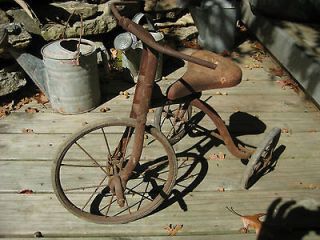   it now nice antique original iver johnson large wheel tricycle time