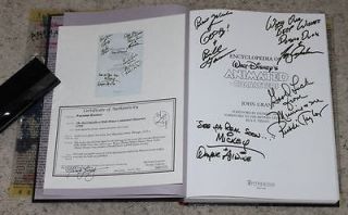 ACTOR AUTOGRAPHEDED​ITIONTHE ENCYCLOPEDIA OF WALT DISNEYS 