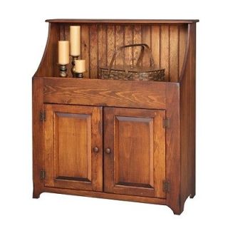 Amish Primitive Dry Sink Storage Cabinet Cupboard Antique Look 