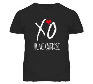 New The Weeknd Cover Xo Till We Overdose Ovoxo Black T Shirt