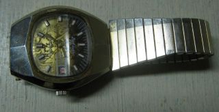 COLLECTIBLE BOLIVIA ELECTRA LIFETIME MAINSPRING DATE MENS WATCH WORKS