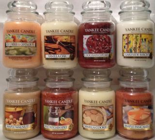 Yankee Candle SCENT CHOICE 1 wick 22 oz large jar F  NEW 