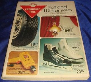   Vtg CTC Canadian Tire Store Toronto ON Catalog Fall & Winter 1974 75