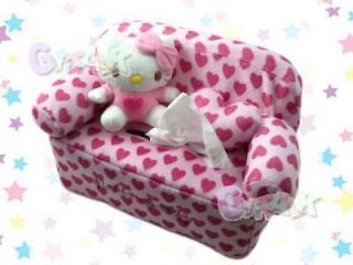 NEW Sanrio Hello Kitty HelloKitty Sofa Plush Doll Tissue Box Cover #D