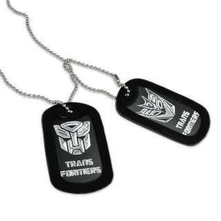 transformers dog tags in Jewelry & Watches