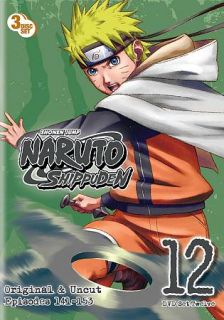 Naruto Shippuden   Box Set 12 DVD, 2012, 3 Disc Set