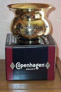 One (1) U.S. Tobacco Copenhagen Snuff Cuspidor Spittoon NIB