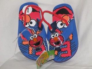   Childs Sesame Street ELMO Foam Flip Flops Sandals, Sz 7, 9 Toddler