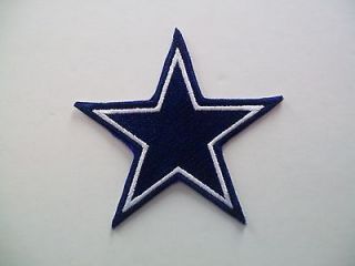 dallas cowboys nfl star patch approx 3 1 4 time