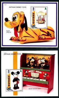Guyana 3099 3100 MNH Disney Characters in classic fairy tails Antique 