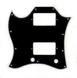 Ply Left Handed SG Standard Guitar Pickguard 11 Hole (Full Face 