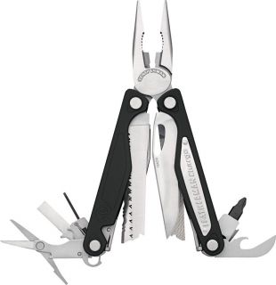   Knives Charge AL Black Leather sheath Multi Tool Pocket Knife LM48841