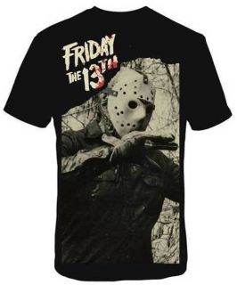   Tee FRIDAY THE 13th NEW Jason Torn (Men/Adult) Black Licensed fd124
