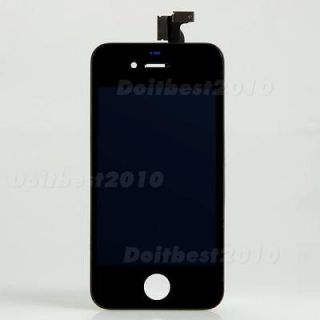 Touch Digitizer LCD Screen Display Assembly Fit For iPhone 4G Black AT 