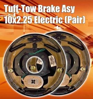 NEW TUFF TOW 10X2.25 ELECTRIC TRAILER BRAKE BACKING PLATES 1 RIGHT 