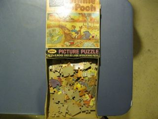 winnie the pooh 100 puzzle vintage jaymar 20x15 stuck in