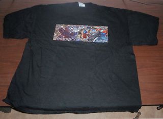 Transformers Black T Shirt Adult 2XL Decepticon Vs. Autobot Print 