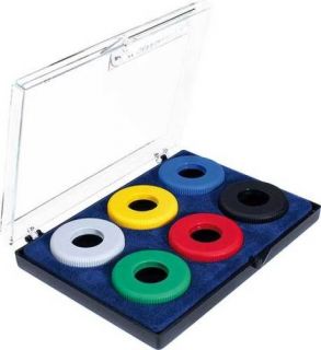 507 gehmann colored push on rings set of 6 from