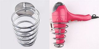 spiral blow dryer stand flat hair iron holder j0610