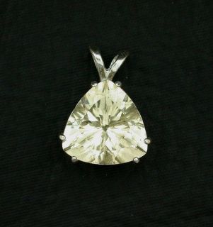 92 Carat Trillion Trilliant Andesine Gemstone Sterling Silver 