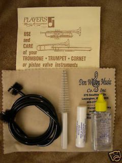 trombone cleaning care kit polishing cloth  9 00  