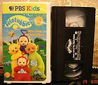 PBS Kids HERE COME THE TELETUBBIES Vhs Video Actimates Comp 60 minute 