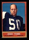 1963 topps 80 jerry tubbs cowboys nm 34940 expedited shipping