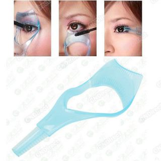 New Mascara Applicator Comb Eyelash Curler Guide Card Makeup Tool 
