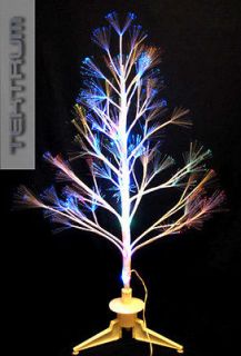 tektrum 32 white fiber optic light led twig tree xmas