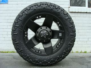 XD Rockstar 775 Black Wheels 285/65 18 Nitto Trail Grappler tires 