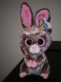 Ty WOODY the 6 Easter Bunny 2012 Beanie Baby Boos Boos ~ NEW ~ Very 
