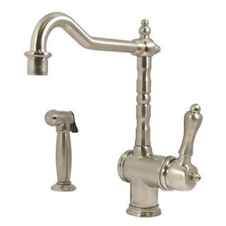Jado 850/860/355 Victorian Kitchen Sink Faucet Side Spray Ultra Steel
